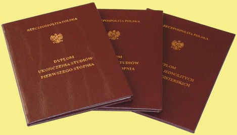 Wykonujemy dyplomy, oprawy na suplementy, legitymacje dla szkół wyższych